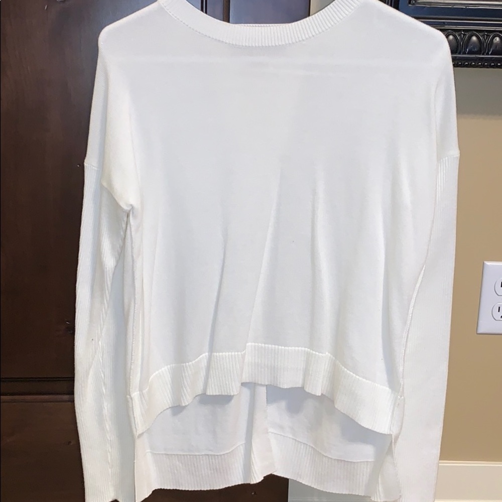 Open back sweater